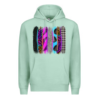 Seafoam race brushstrokes Premium Hoodie - Zillion Design Studio