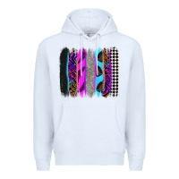 White race brushstrokes Premium Hoodie - Zillion Design Studio