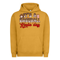 Pigment Peanut Butter it s a baseball kinda day Urban Hoodie - Zillion Design Studio