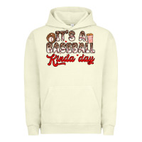 Pigment Pistachio it s a baseball kinda day Urban Hoodie - Zillion Design Studio