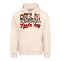 Sandshell it s a baseball kinda day Urban Hoodie - Zillion Design Studio