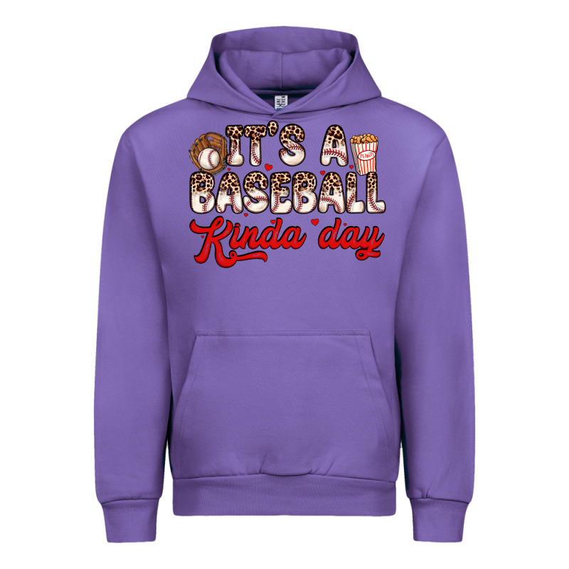 It S A Baseball Kinda Day Urban Hoodie by Zillion Design Studio | Teevron