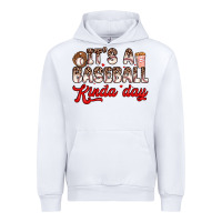 White it s a baseball kinda day Urban Hoodie - Zillion Design Studio