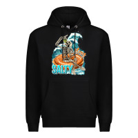 Black stay salty Premium Hoodie - texasbilliewilder