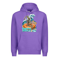 Purple stay salty Premium Hoodie - texasbilliewilder