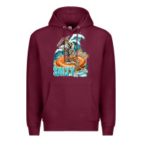 Burgundy stay salty Premium Hoodie - texasbilliewilder