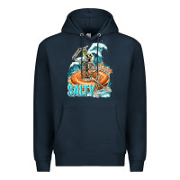 Navy stay salty Premium Hoodie - texasbilliewilder