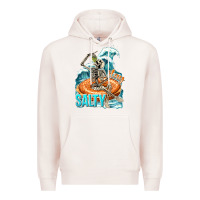 Pale Pink stay salty Premium Hoodie - texasbilliewilder