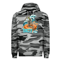 Slate Camo stay salty Premium Hoodie - texasbilliewilder