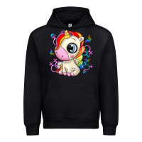 Black unicorn Urban Hoodie - Zillion Design Studio