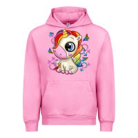 Fuchsia Pink unicorn Urban Hoodie - Zillion Design Studio