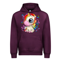 Mauve Wine unicorn Urban Hoodie - Zillion Design Studio