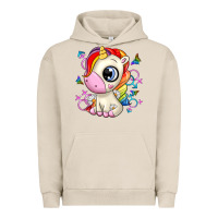 Pigment French Oak unicorn Urban Hoodie - Zillion Design Studio
