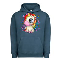 Pigment Midnight Navy unicorn Urban Hoodie - Zillion Design Studio