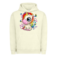 Pigment Pistachio unicorn Urban Hoodie - Zillion Design Studio