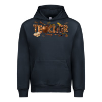 Navy melanin teacher Urban Hoodie - texasbilliewilder