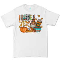 White i love fall most of fall Premium Tee - CowhideDigitalArt