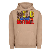 Pigment Burro wild about softball Urban Hoodie - Zillion Design Studio
