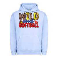 Pigment Grape Ice wild about softball Urban Hoodie - Zillion Design Studio