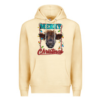 Pina Colada merry christmas highland calf baby cow Premium Hoodie - RanaPortraitStore