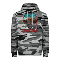 Slate Camo merry christmas highland calf baby cow Premium Hoodie - RanaPortraitStore