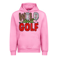 Fuchsia Pink wild about golf Urban Hoodie - Zillion Design Studio