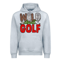 Heather Grey wild about golf Urban Hoodie - Zillion Design Studio