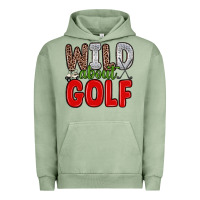 Pigment Oil Green wild about golf Urban Hoodie - Zillion Design Studio