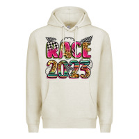 Oatmeal Heather race 2023 Premium Hoodie - Zillion Design Studio