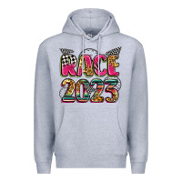 Heather Grey race 2023 Premium Hoodie - Zillion Design Studio