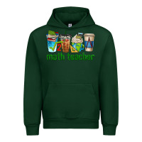 Forest Green math teacher coffee cups Urban Hoodie - texasbilliewilder