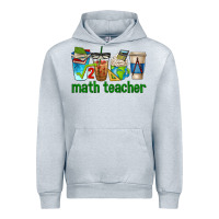 Heather Grey math teacher coffee cups Urban Hoodie - texasbilliewilder