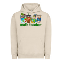 Math Teacher Coffee Cups Urban Hoodie | Teevron
