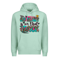 Seafoam my heart is on that track Premium Hoodie - Zillion Design Studio