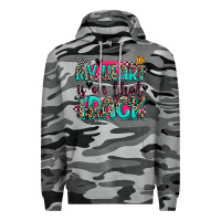 Slate Camo my heart is on that track Premium Hoodie - Zillion Design Studio