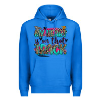 True Royal my heart is on that track Premium Hoodie - Zillion Design Studio