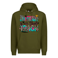 Army Green my heart is on that track Premium Hoodie - Zillion Design Studio