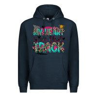 Navy my heart is on that track Premium Hoodie - Zillion Design Studio