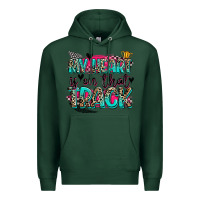 Sports Green my heart is on that track Premium Hoodie - Zillion Design Studio