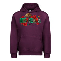 Mauve Wine mexicana Urban Hoodie - texasbilliewilder