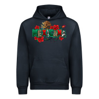 Navy mexicana Urban Hoodie - texasbilliewilder