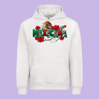 Mexicana Urban Hoodie Designed By Texasbilliewilder
