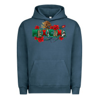 Pigment Midnight Navy mexicana Urban Hoodie - texasbilliewilder