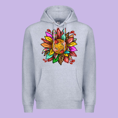 Strawberry Sunflower Premium Hoodie Designed By Texasbilliewilder