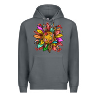 Rock strawberry sunflower Premium Hoodie - texasbilliewilder