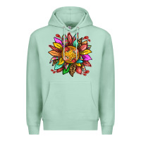 Seafoam strawberry sunflower Premium Hoodie - texasbilliewilder