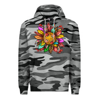 Slate Camo strawberry sunflower Premium Hoodie - texasbilliewilder