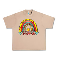 Burro Softball Rainbow Urban Heavy Tee - RanaPortraitStore