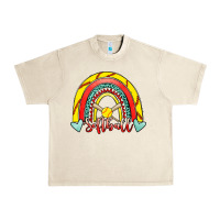 Sandshell Softball Rainbow Urban Heavy Tee - RanaPortraitStore