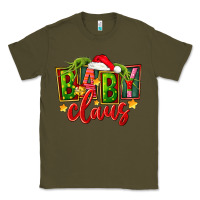 Army Green christmas baby claus Classic Tee - FaDigitalArtStudio
